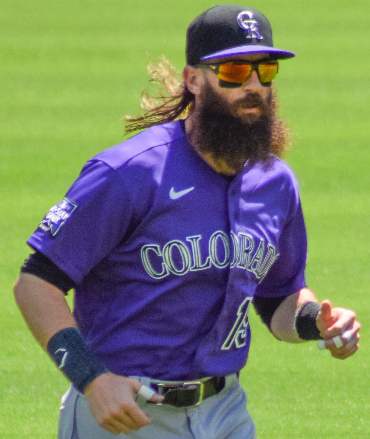 Charlie Blackmon action shot 1