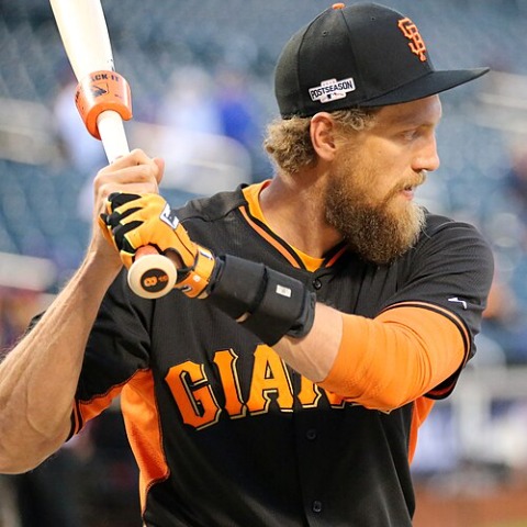 Hunter Pence action shot 1